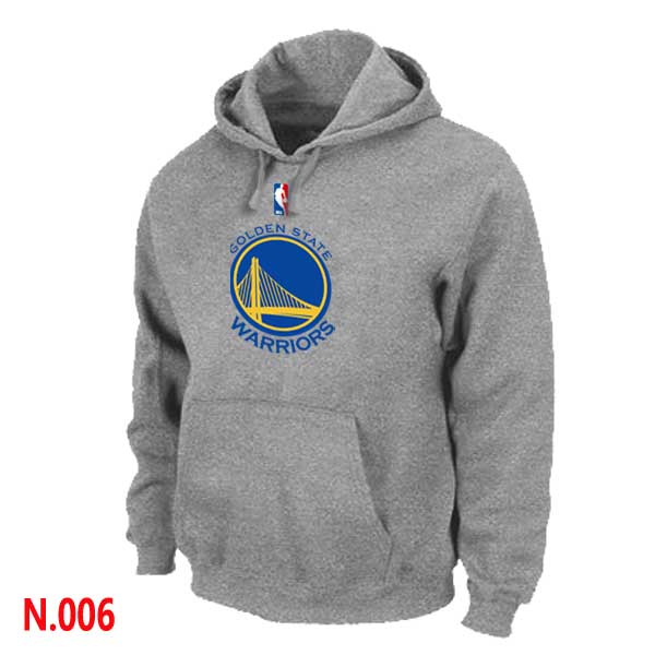 Mens Golden State Warriors L.Grey Pullover Hoodie